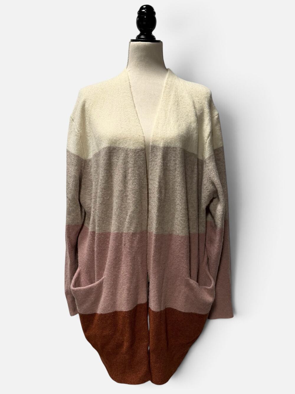 Madewell Ryder Stripe Cardigan XXL Wool Alpaca Blend